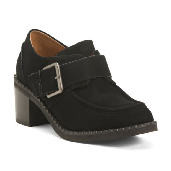 NEW GENTLE SOULS Bestie Suede Shooties black for women 663mn - Picture 2 of 13